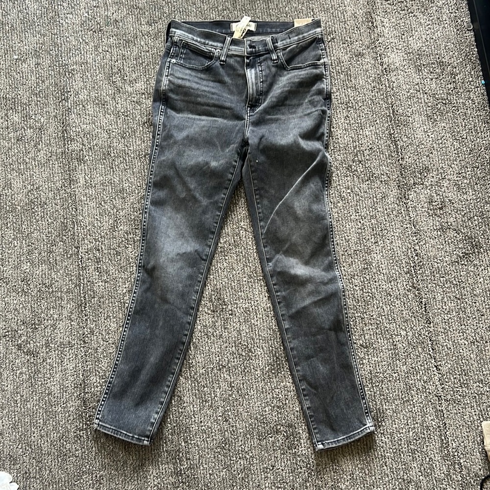 NWT Women’s grey high rise madewell jeans size 29